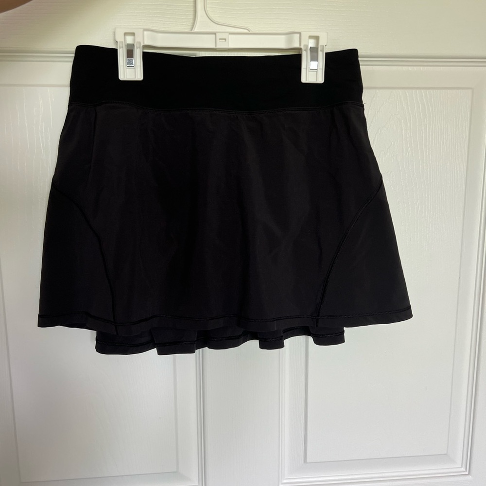 Black lululemon skort